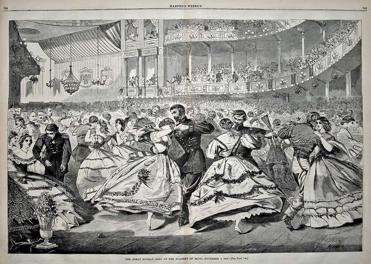 1863–1864 Saw Russian Squadrons and Fancy Balls in America — lead photograph from the original article