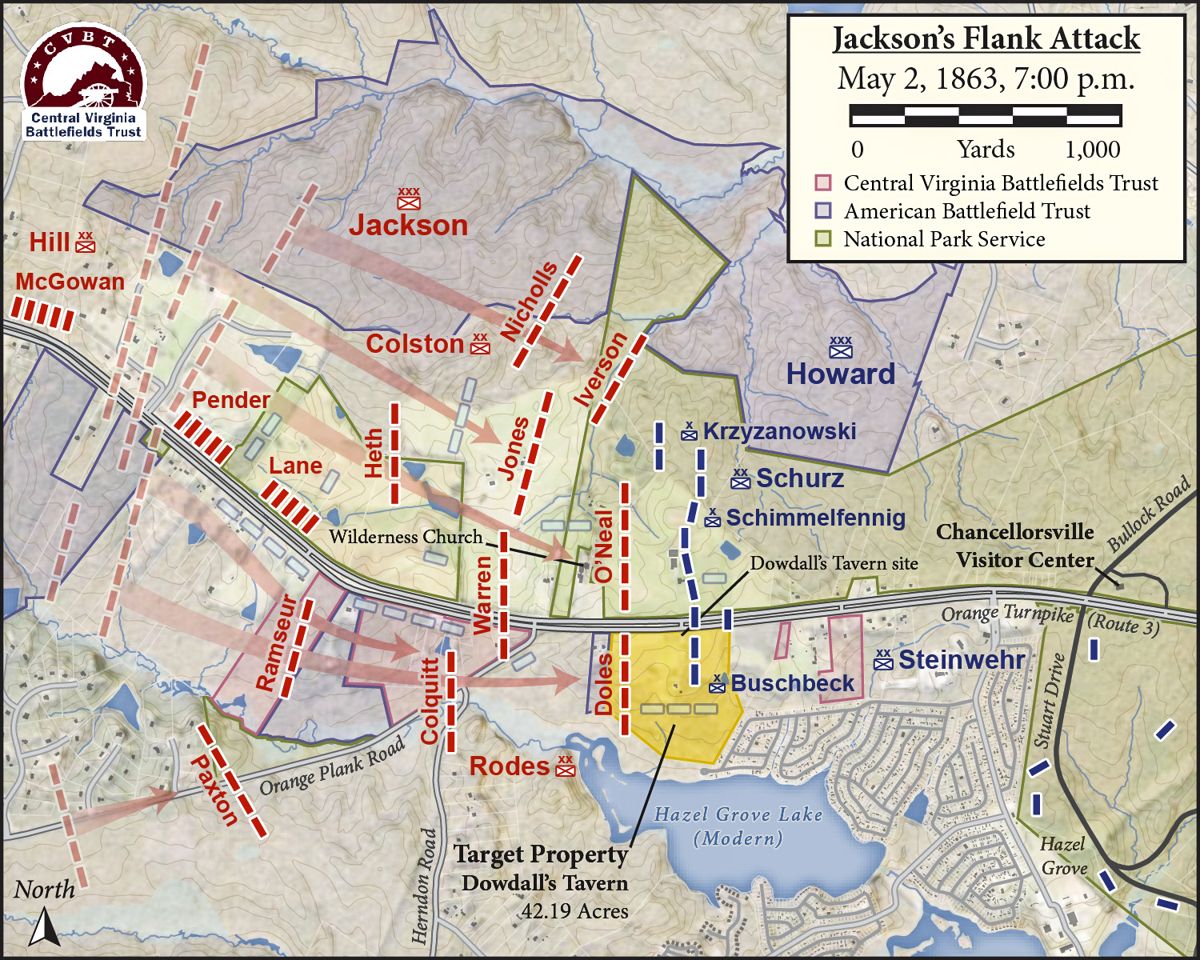 “Defending Against Jackson’s Chancellorsville Flank Attack” — lead photograph from the original article