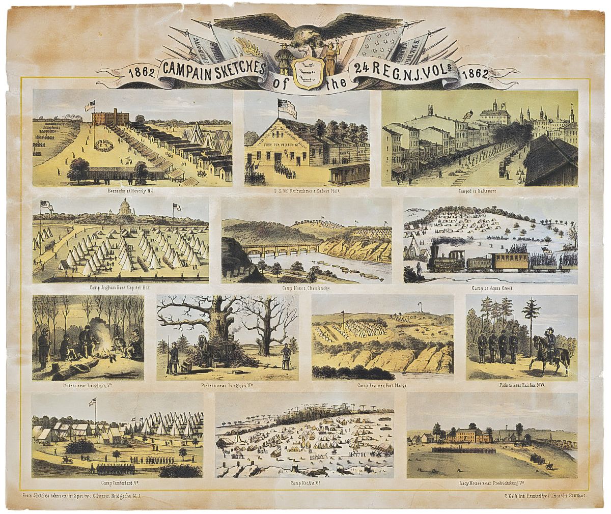 The Graphic War John G. Keyser, Artist Soldier for the 24th N.J. — lead photograph from the original article