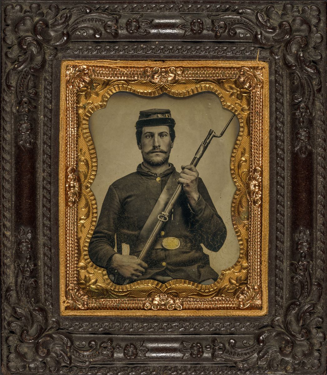 THE UNFINISHED FIGHT: THE BELGIAN MUSKET IN THE CIVIL WAR — lead photograph from the original article