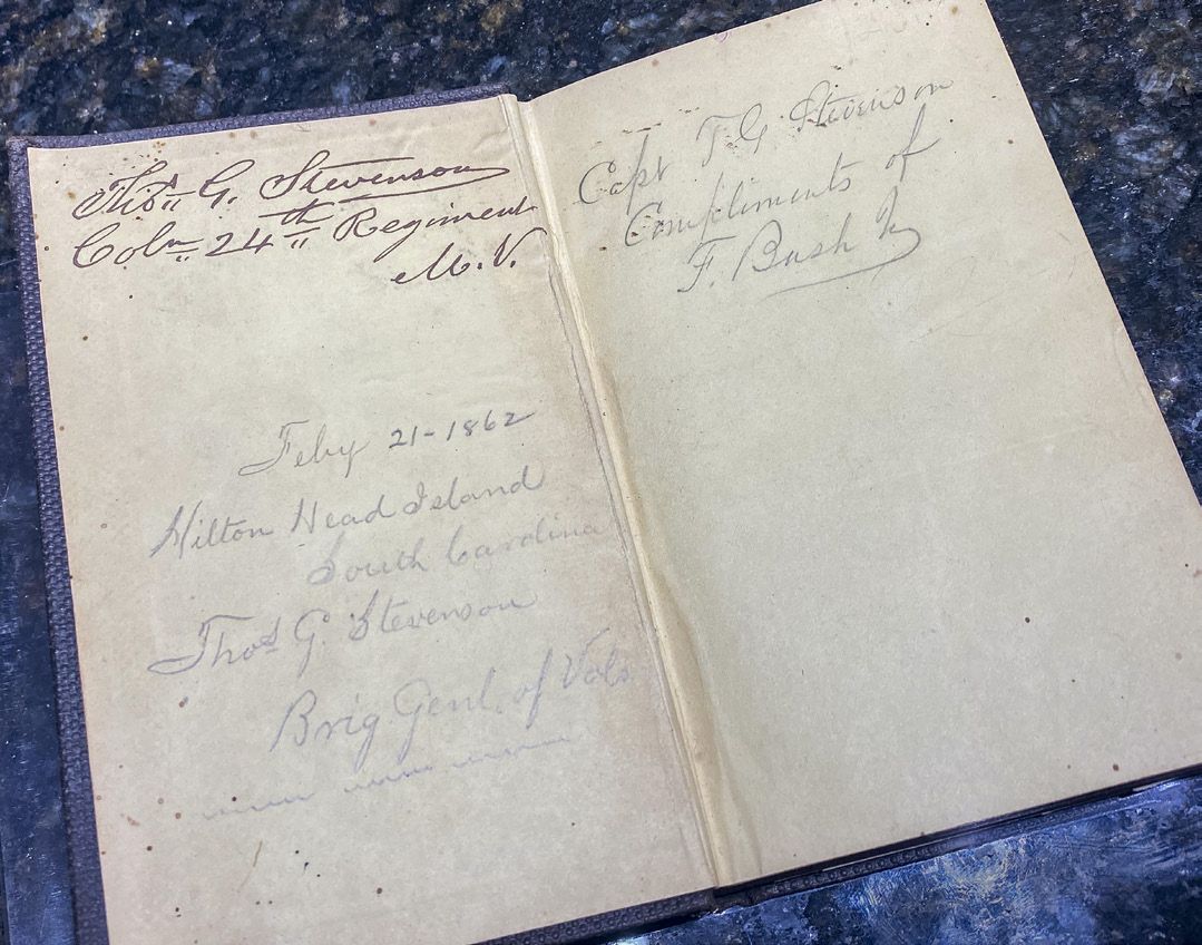 Emerging Civil War The Book of General Stevenson — photograph 2 from the original article